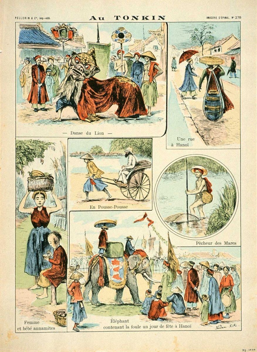 Au TONKIN (titre inscrit)