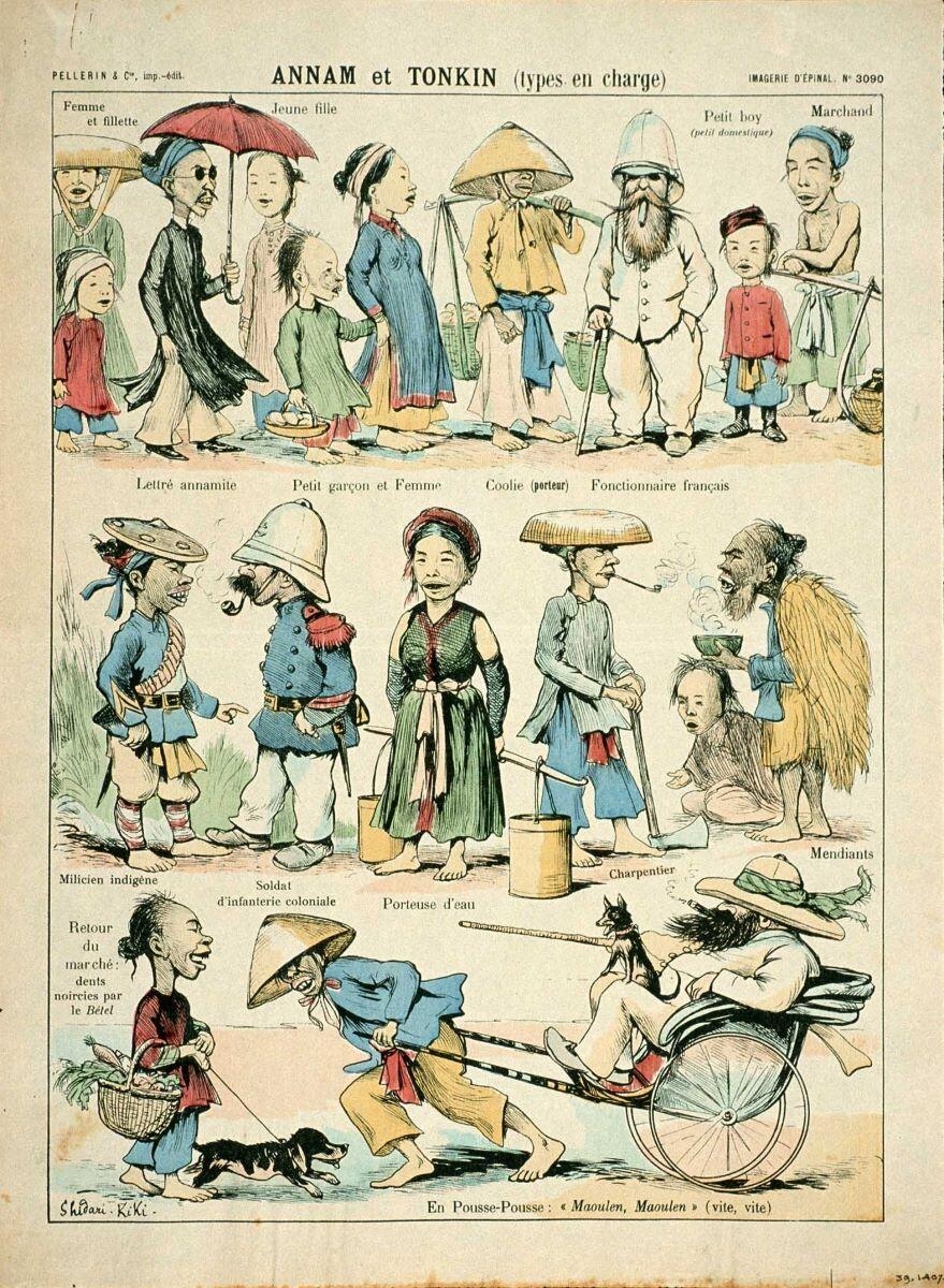 ANNAM et TONKIN (types en charge) (titre inscrit)