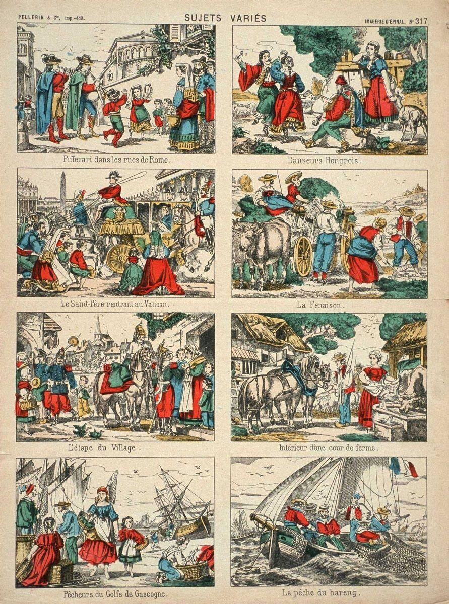 SUJETS VARIES. (titre inscrit)