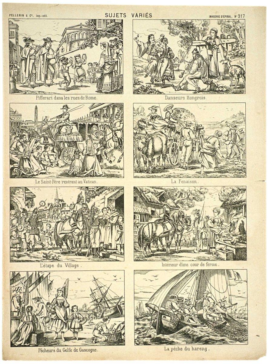 SUJETS VARIES. (titre inscrit)