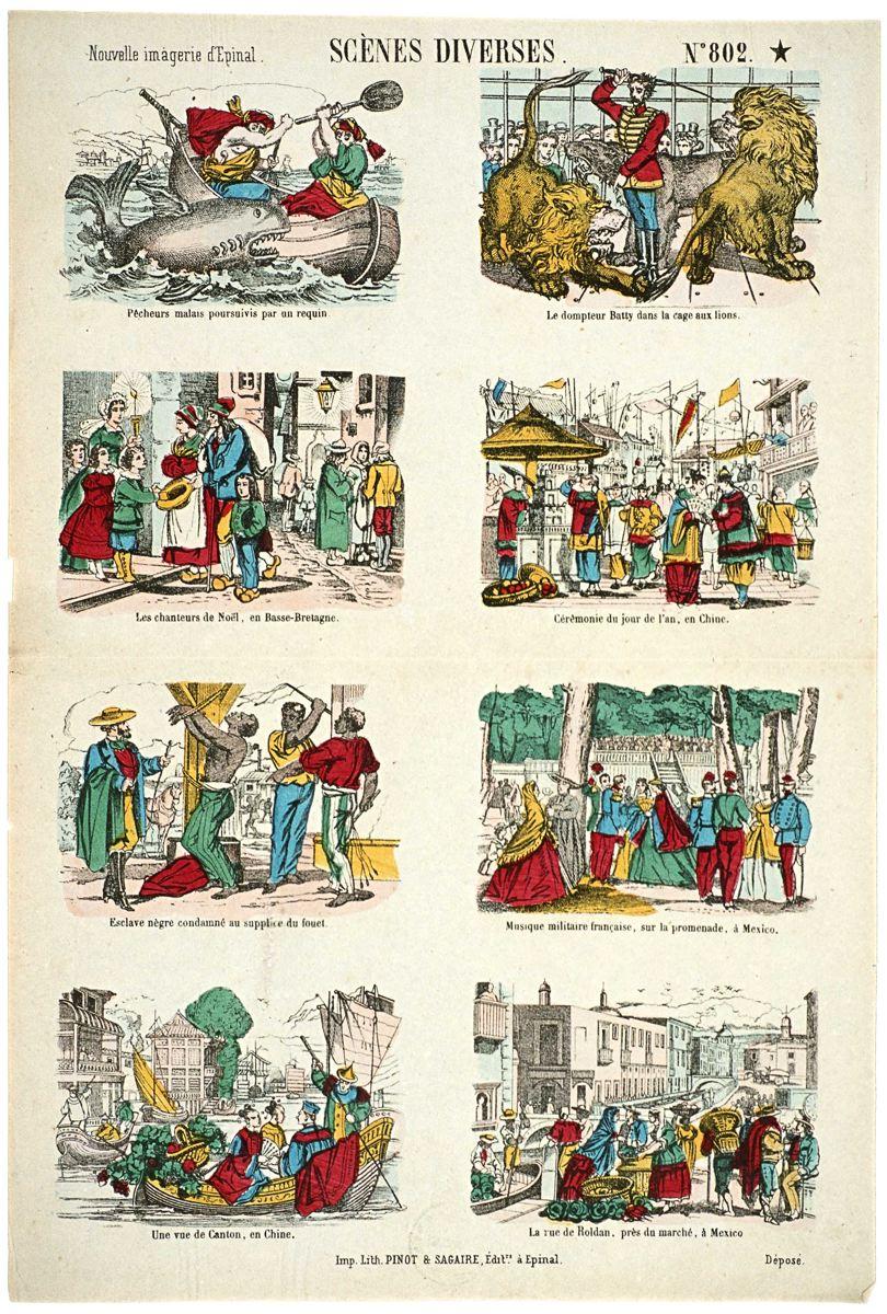 SCÈNES DIVERSES. N°802. (titre inscrit)