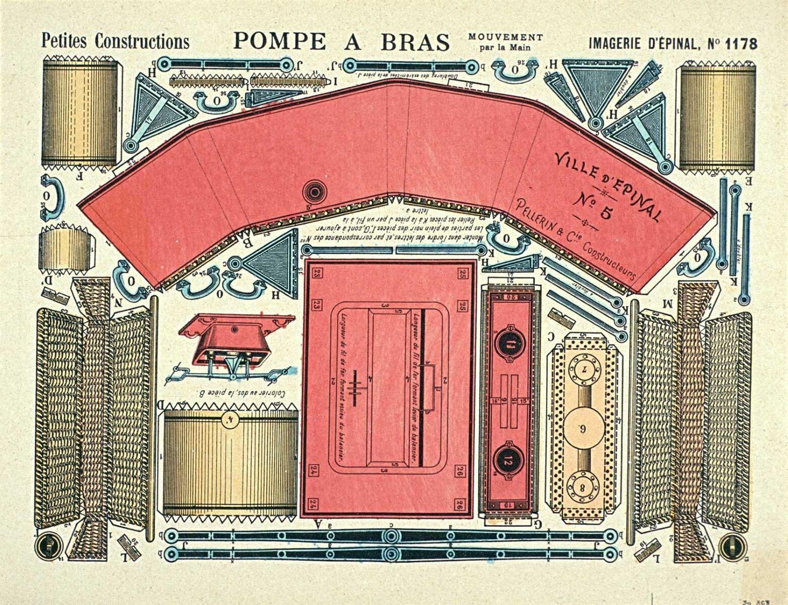 POMPE A BRAS MOUVEMENT / par la Main (titre inscrit)