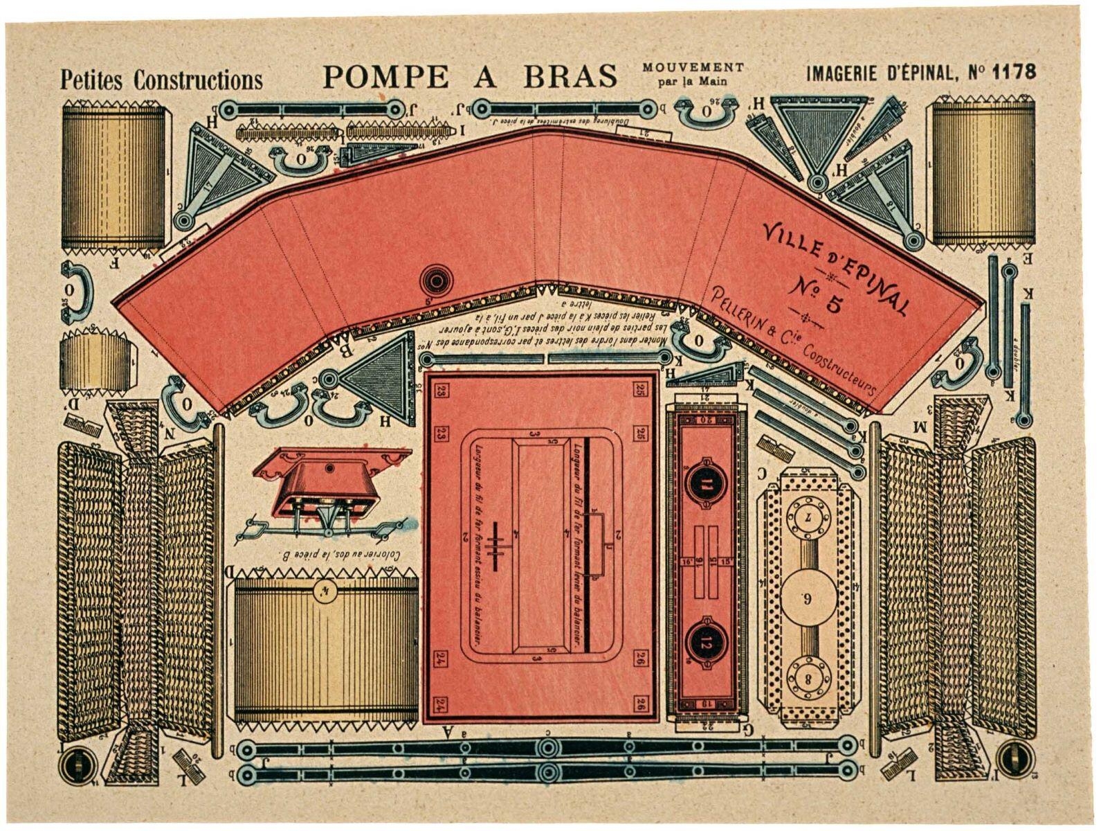 POMPE A BRAS MOUVEMENT / par la Main (titre inscrit)