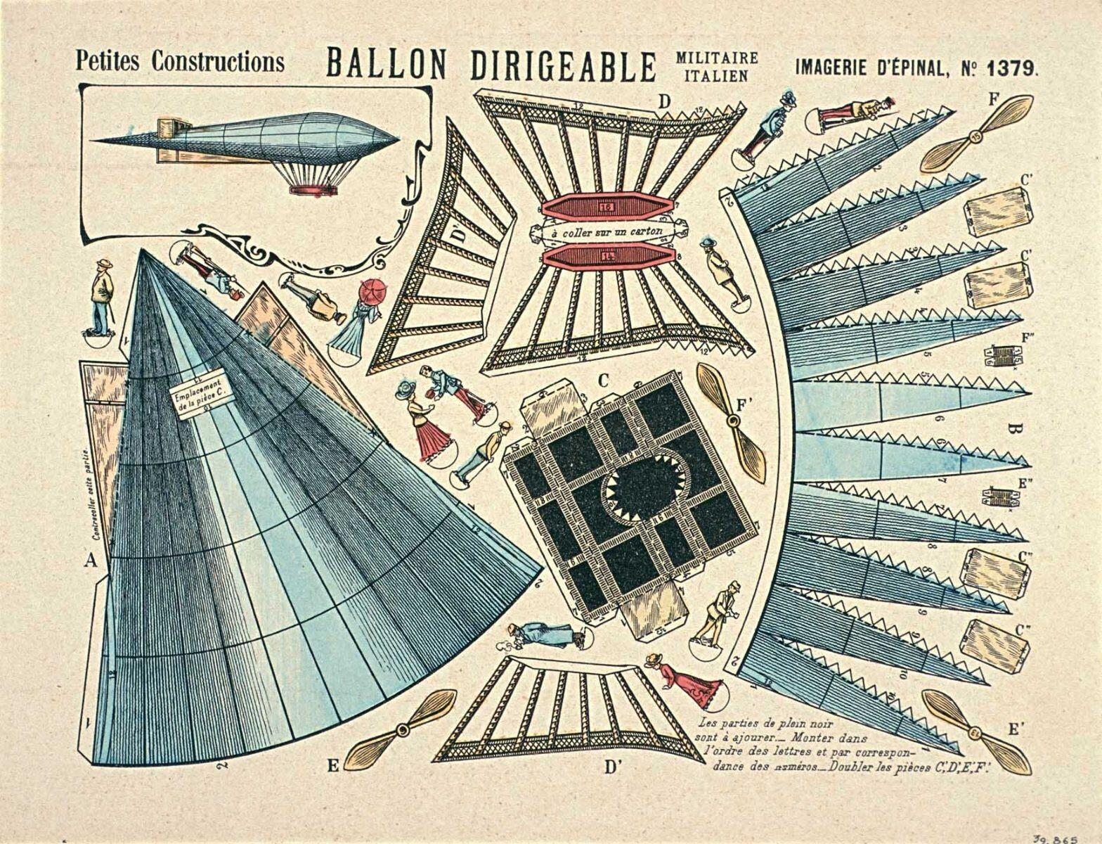 BALLON DIRIGEABLE / MILITAIRE / ITALIEN (titre inscrit)