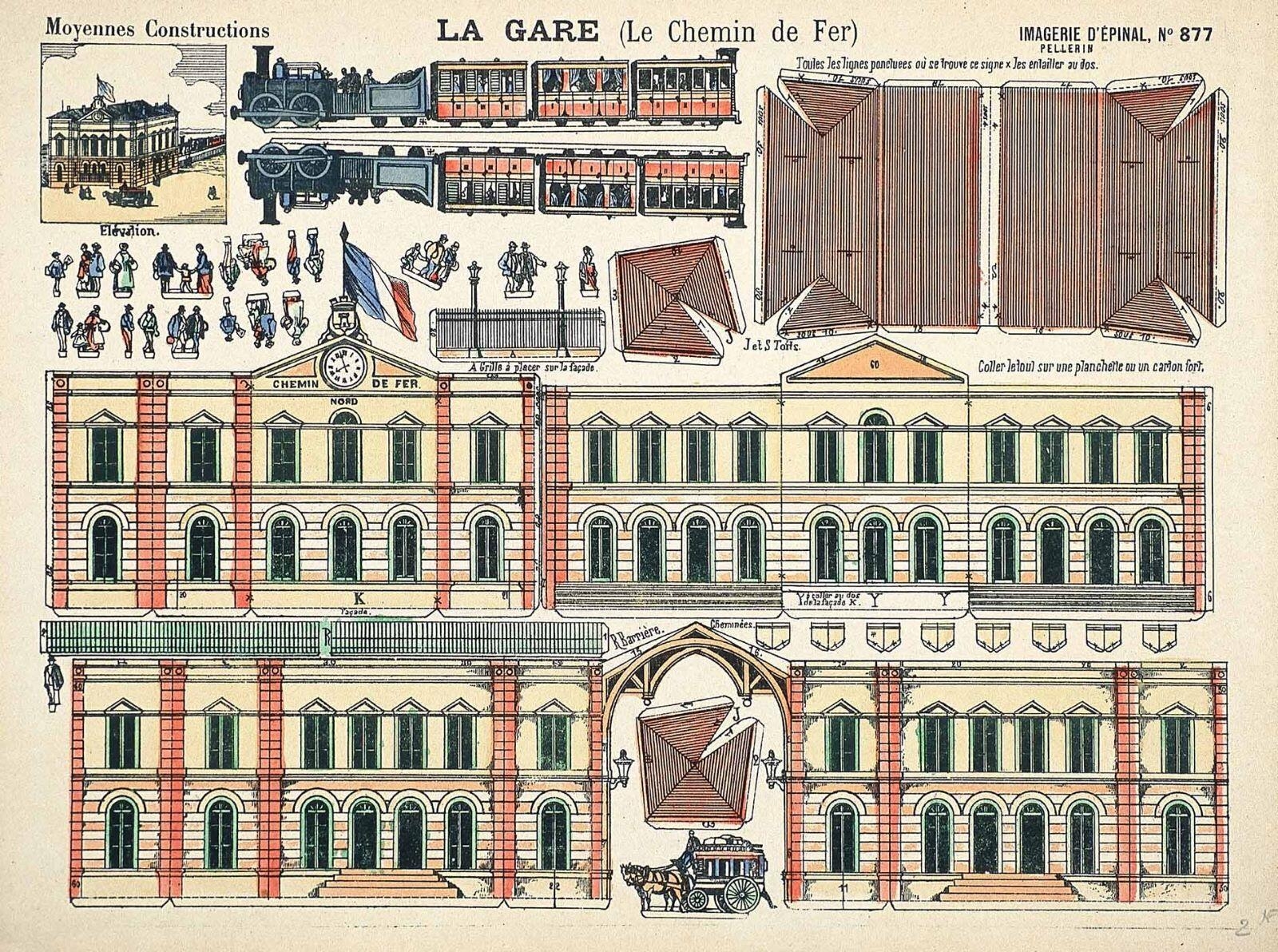 LA GARE (Le Chemin de Fer) (titre inscrit)