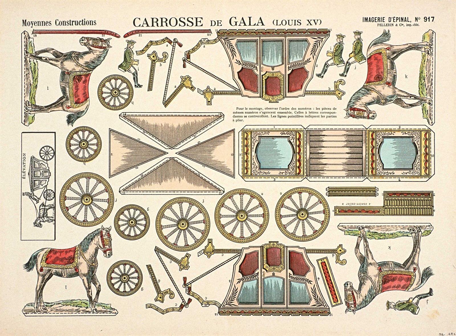 CARROSSE DE GALA (LOUIS XV) (titre inscrit)