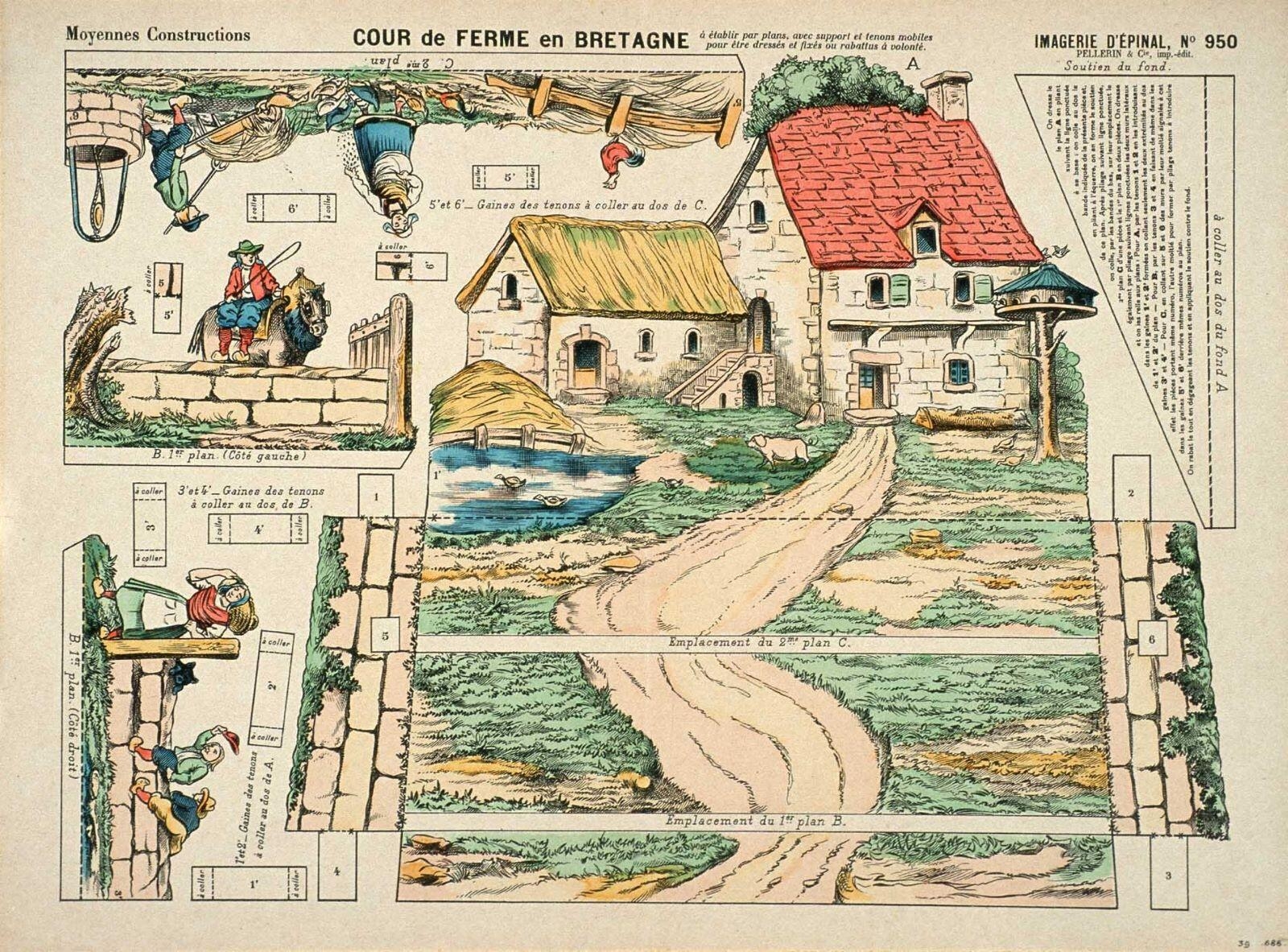 COUR de FERME en BRETAGNE (titre inscrit)