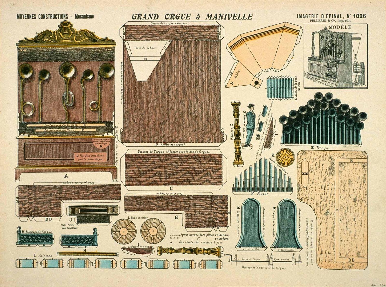 GRAND ORGUE à MANIVELLE (titre inscrit)