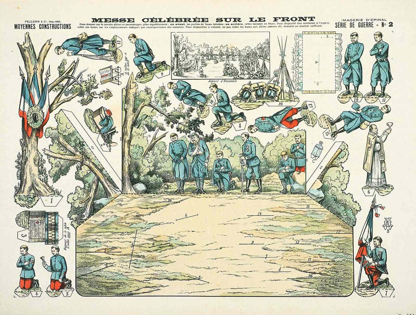 MESSE CÉLÉBRÉE SUR LE FRONT (titre inscrit)