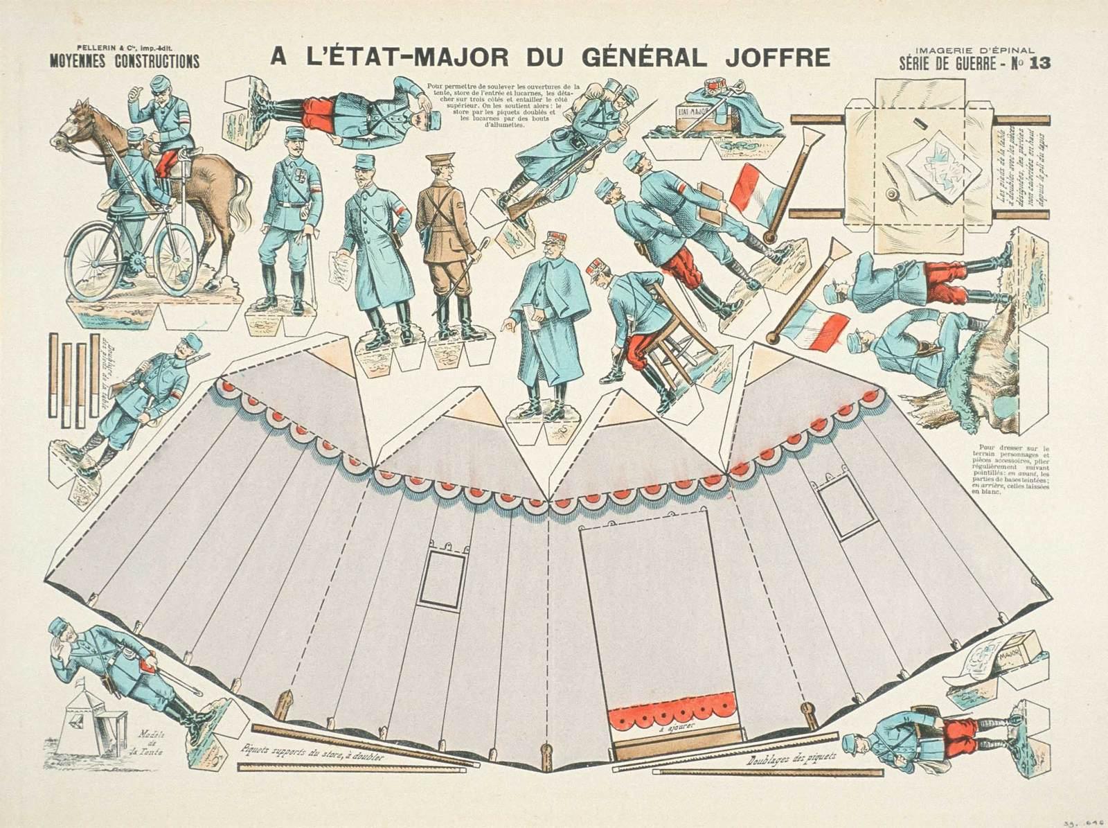 A L'ÉTAT-MAJOR DU GÉNÉRAL JOFFRE (titre inscrit)