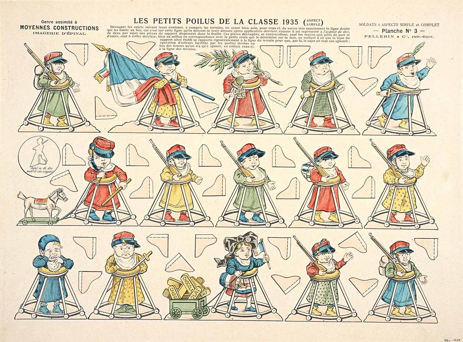 LES PETITS POILUS DE LA CLASSE 1935 / (ASPECT SIMPLE) (titre inscrit)