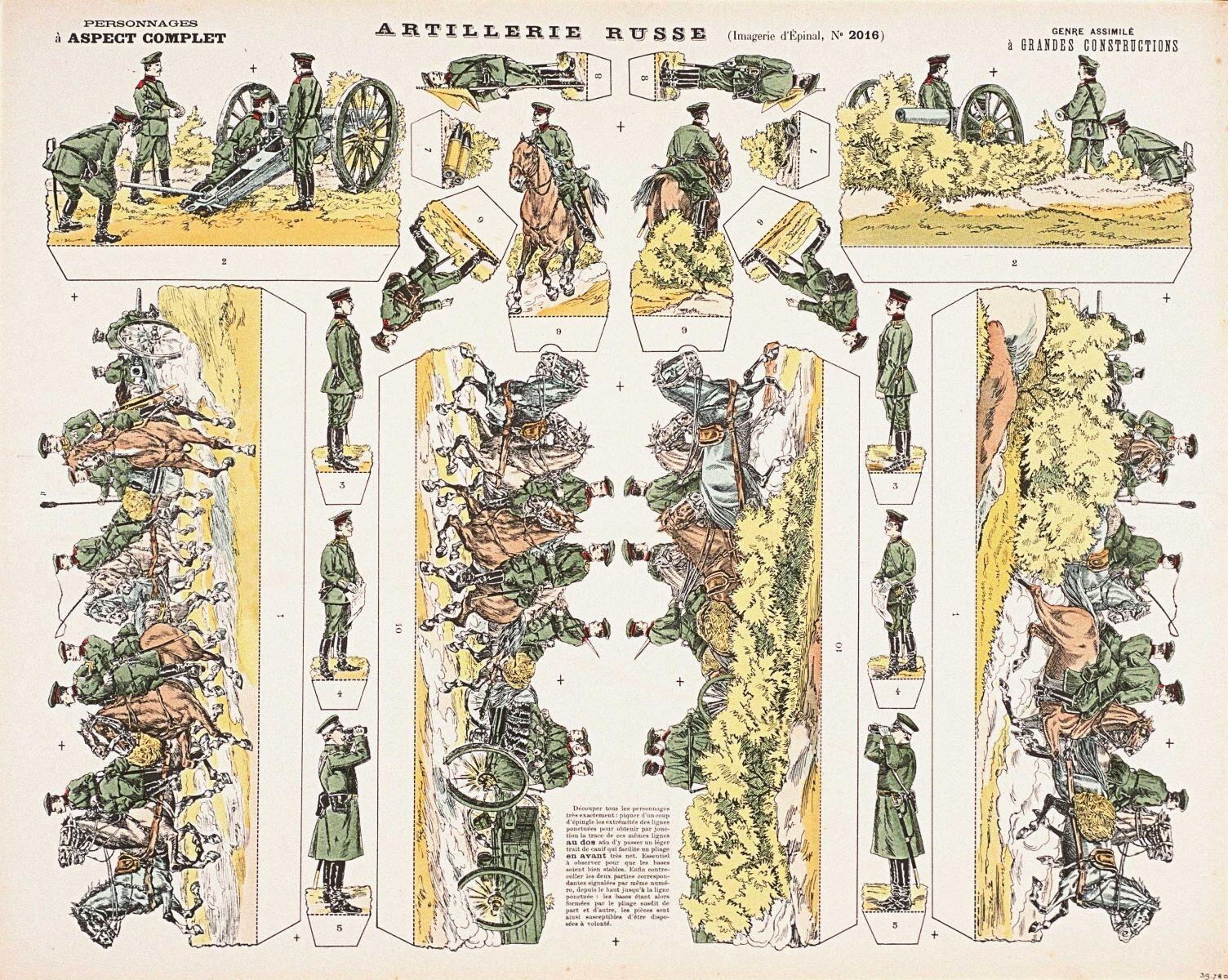ARTILLERIE RUSSE (titre inscrit)