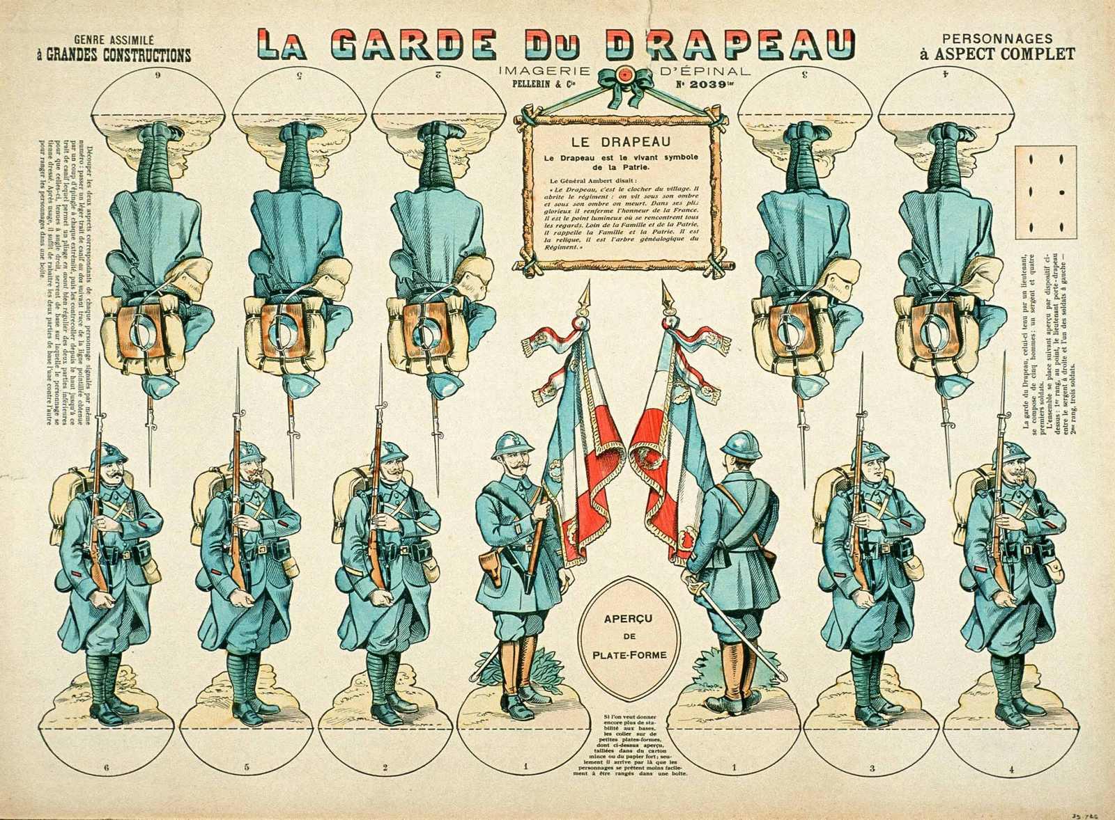 LA GARDE DU DRAPEAU (titre inscrit)