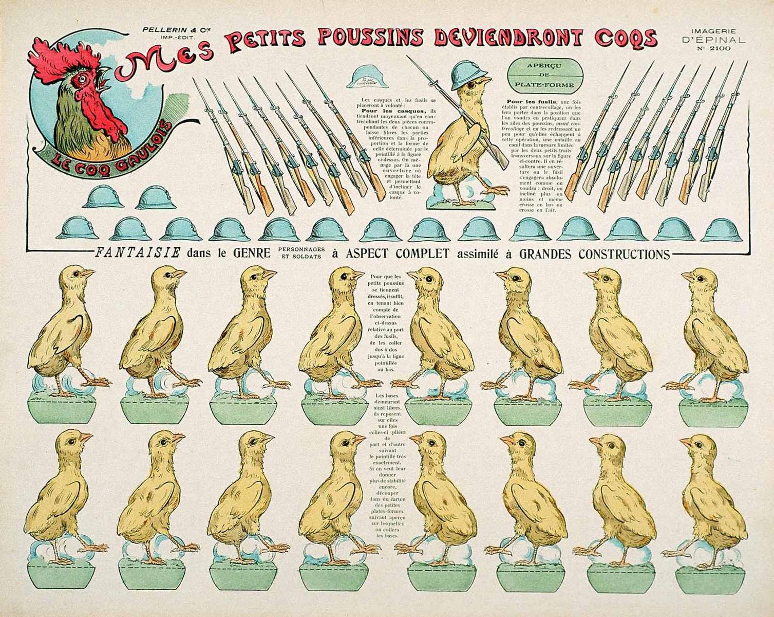 MES PETITS POUSSINS DEVIENDRONT COQS (titre inscrit)