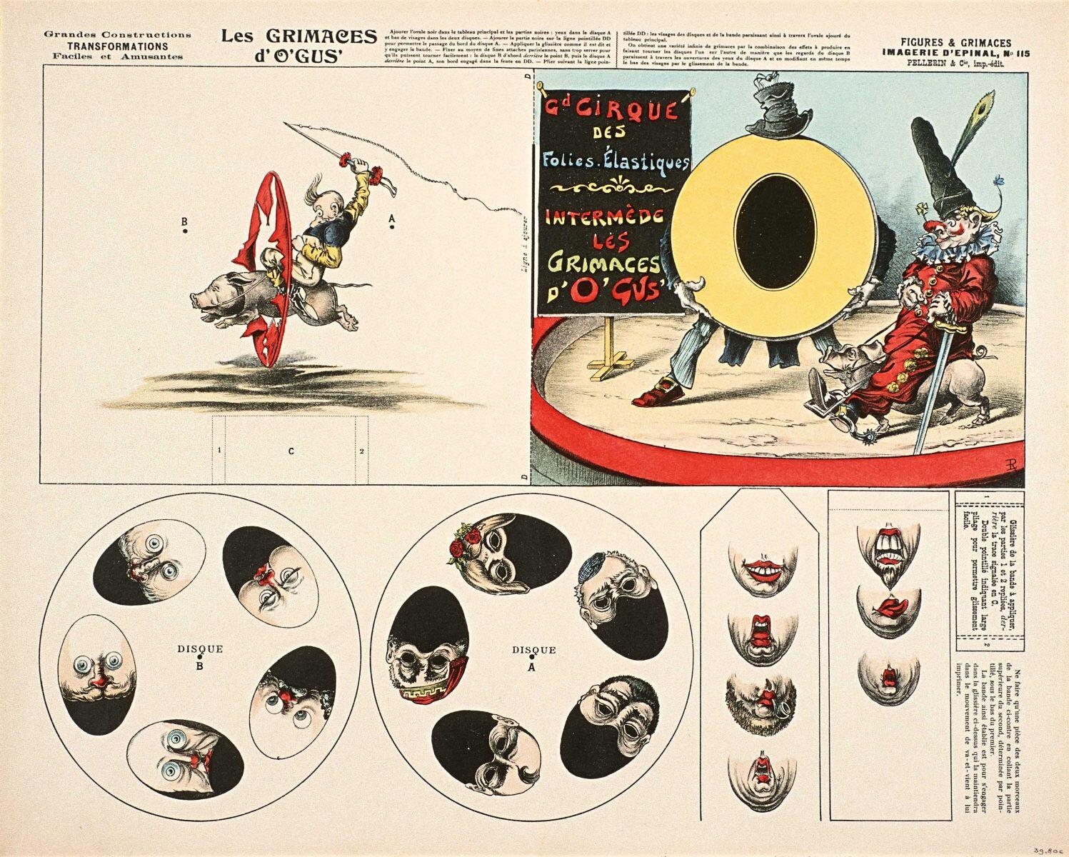 Les GRIMACES / d'O'GUS' (titre inscrit)