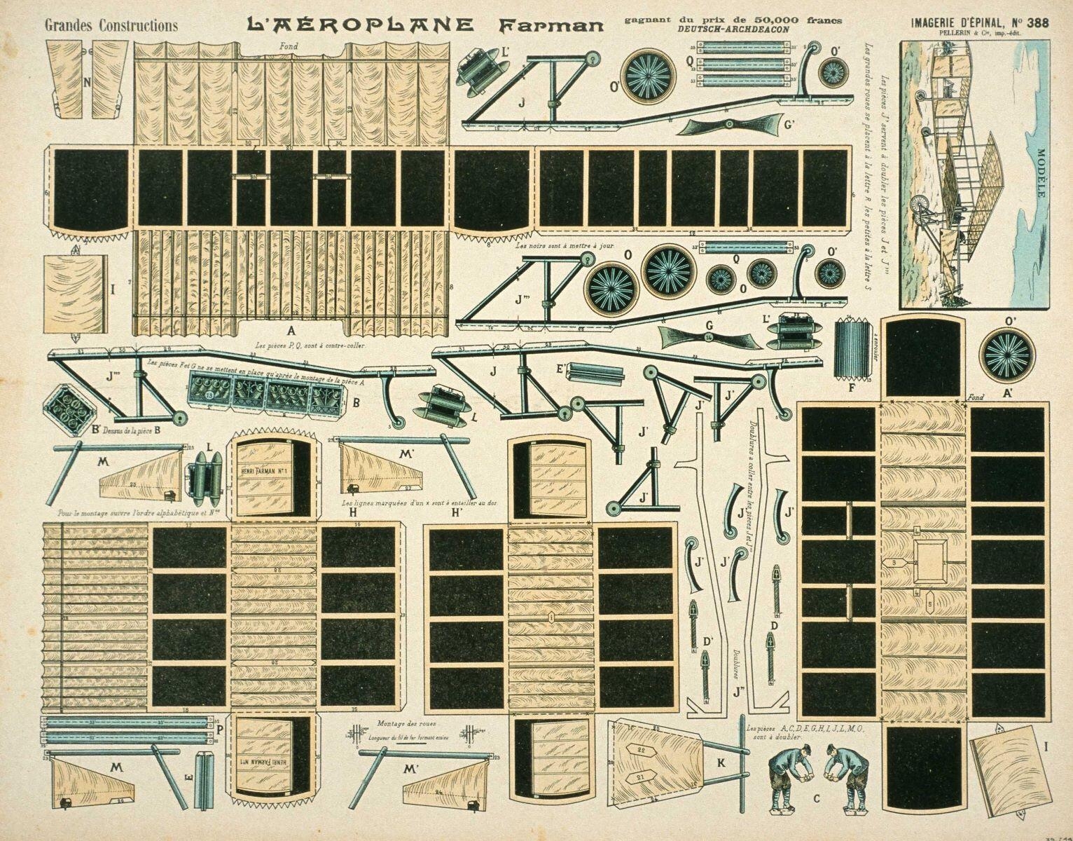 L'AEROPLANE Farman (titre inscrit)