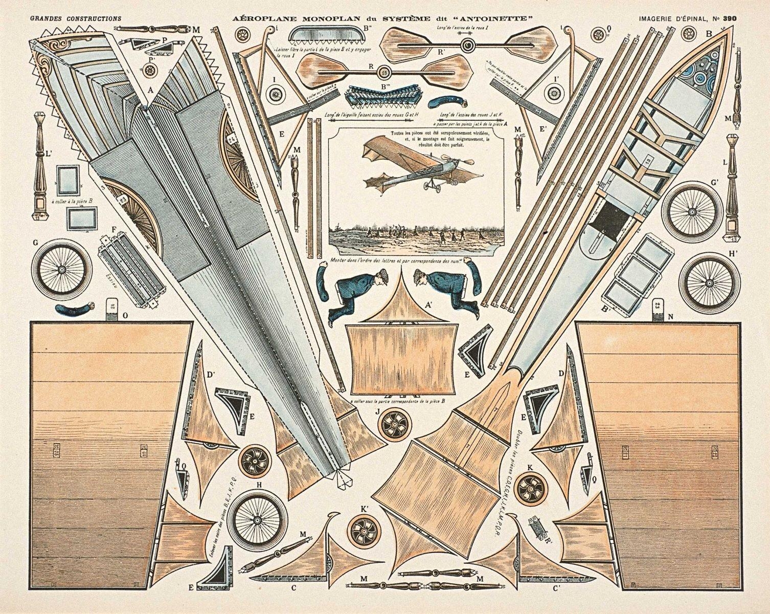 AEROPLANE MONOPLAN du SYSTEME dit "ANTOINETTE" (titre inscrit)