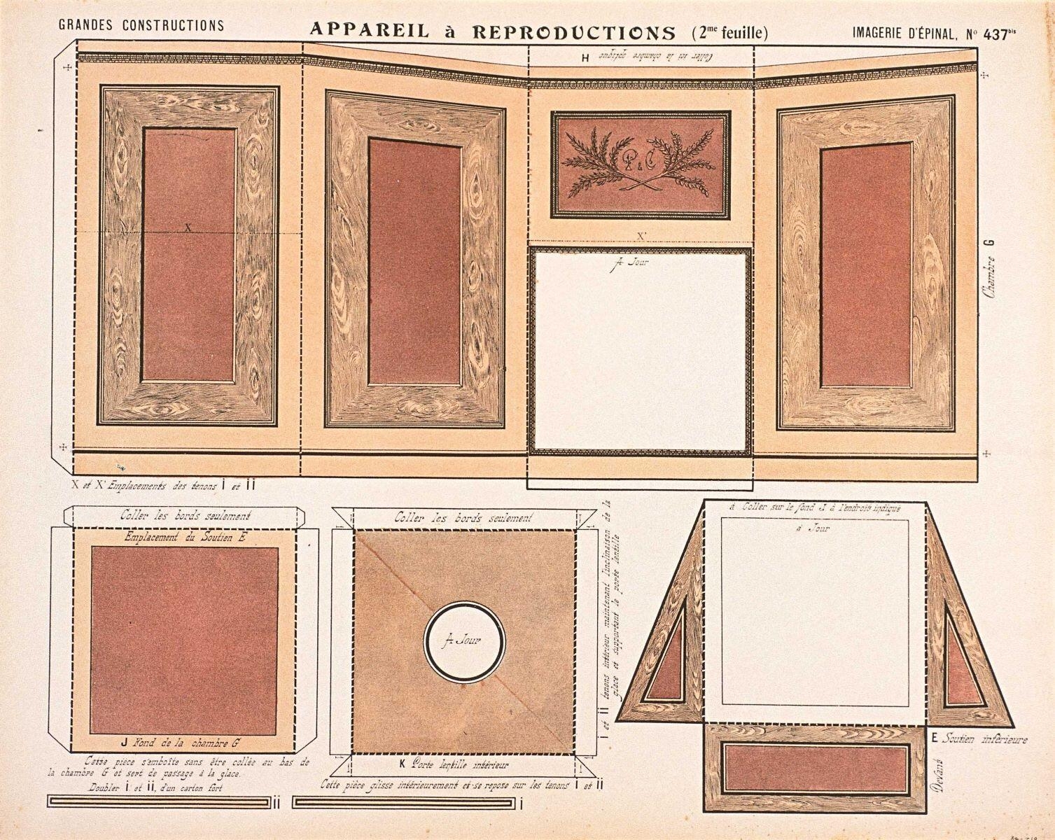 APPAREIL à REPRODUCTIONS (2me feuille) (titre inscrit)