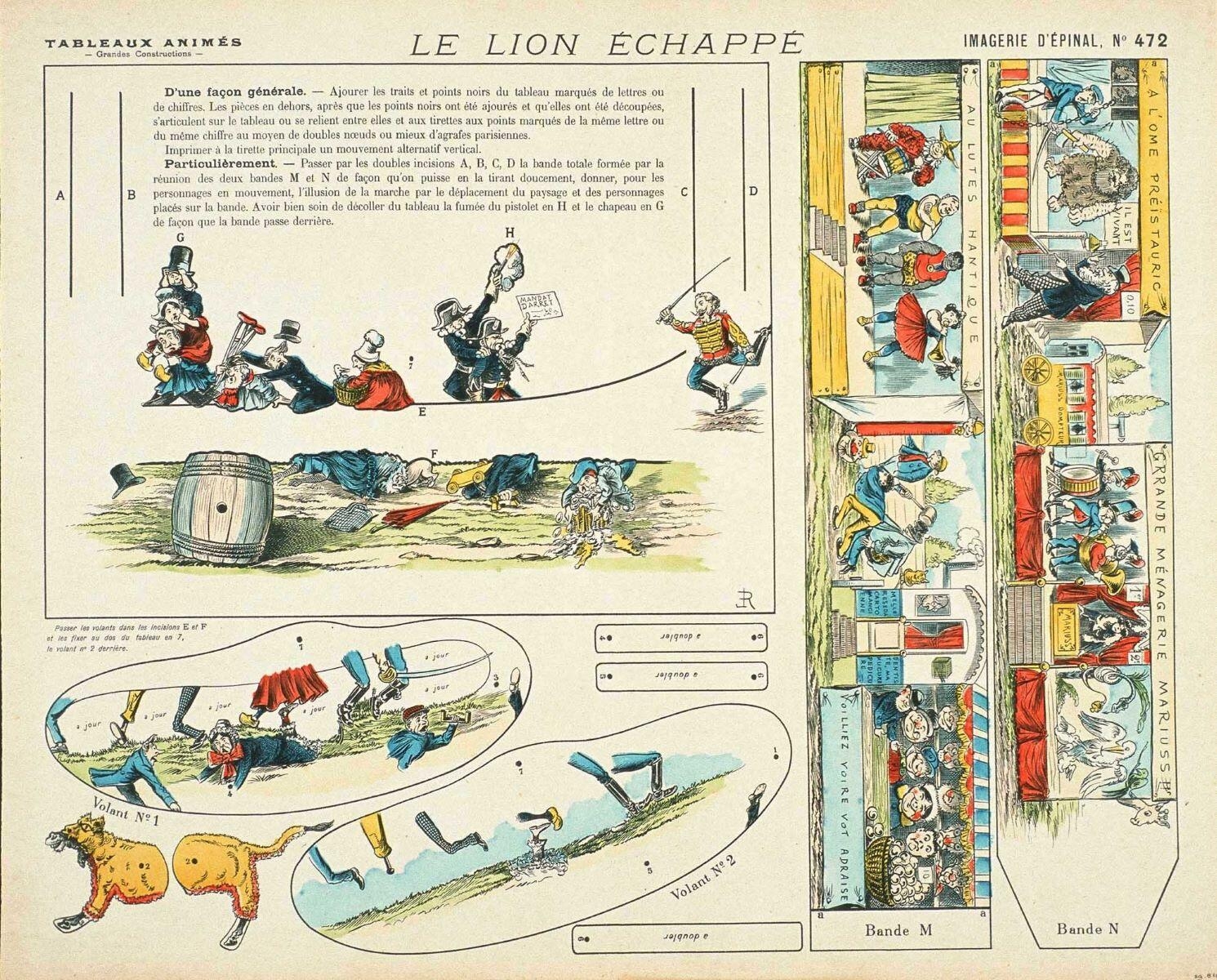 LE LION ECHAPPÉ (titre inscrit)