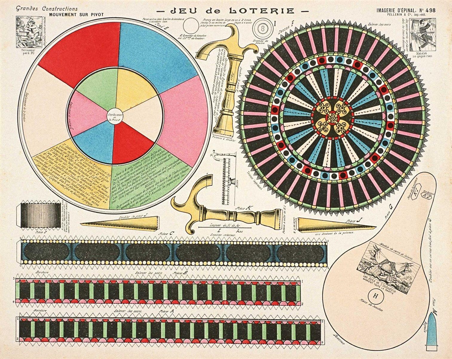 - JEU de LOTERIE - (titre inscrit)