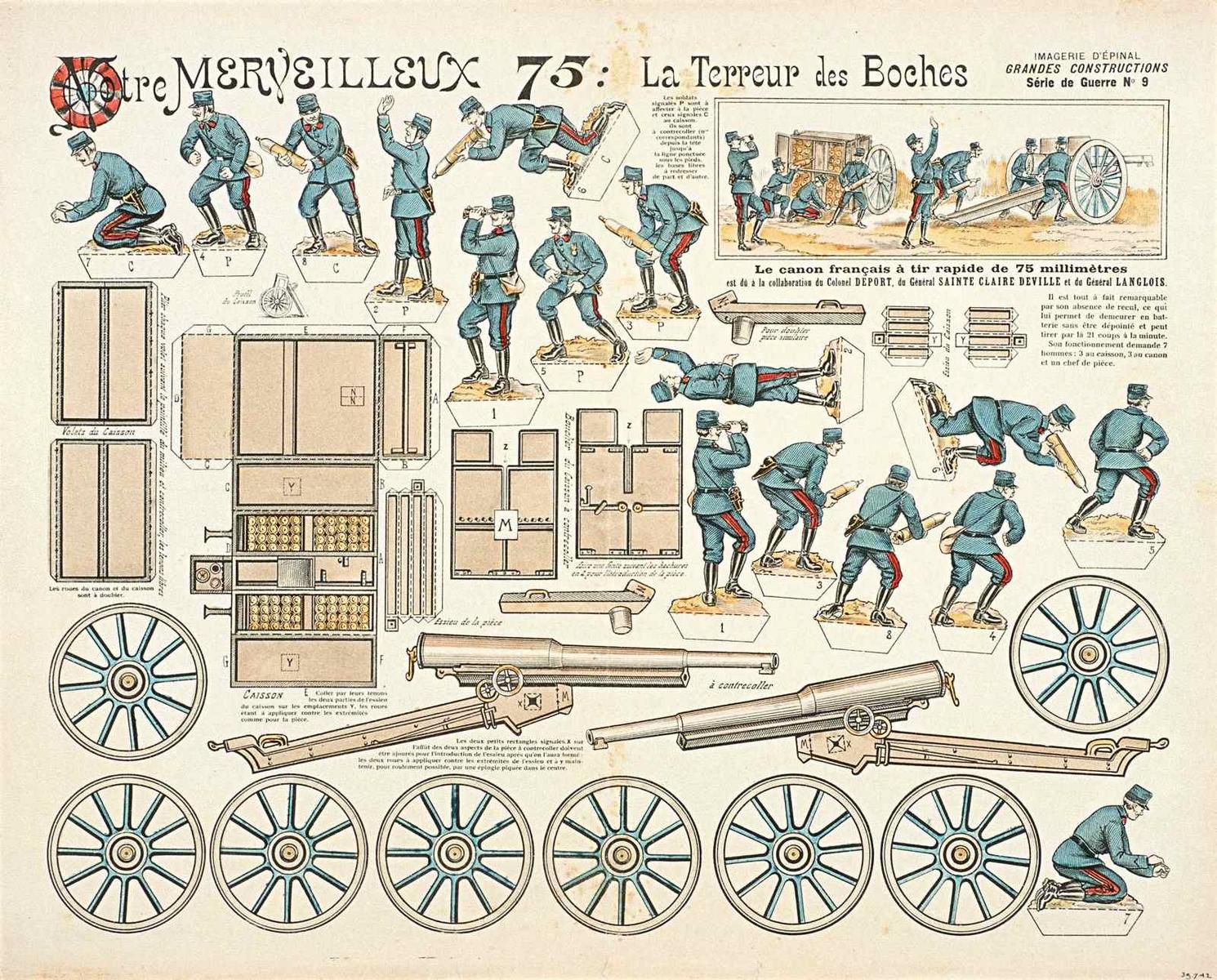 Notre MERVEILLEUX 75 : La Terreur des Boches (titre inscrit)