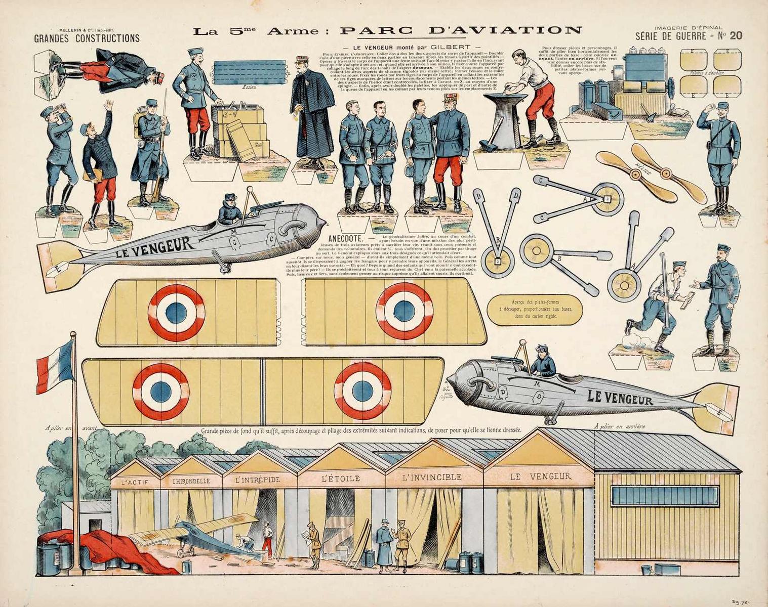 La 5me Arme : PARC D'AVIATION (titre inscrit)