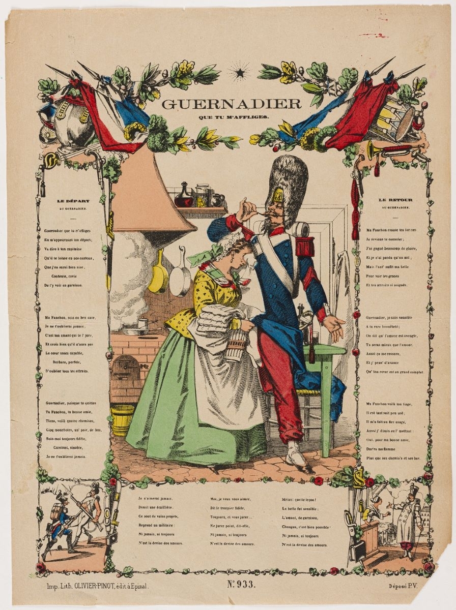 GUERNADIER / QUE TU M'AFFLIGES. N°.933. (titre inscrit)
