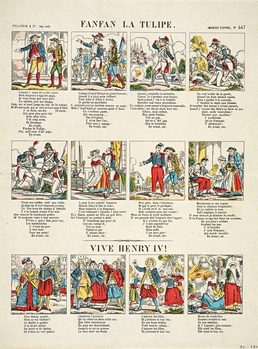 FANFAN LA TULIPE. / VIVE HENRY IV ! (titre inscrit)