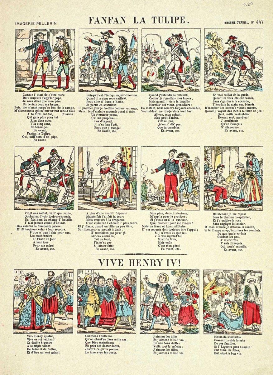 FANFAN LA TULIPE. / VIVE HENRY IV ! (titre inscrit)