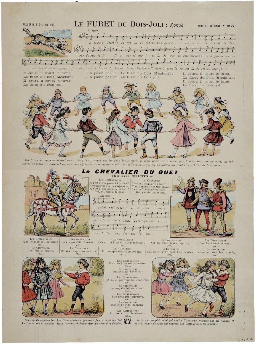 LE FURET DU BOIS-JOLI : Ronde / Le CHEVALIER DU GUET (titre inscrit)