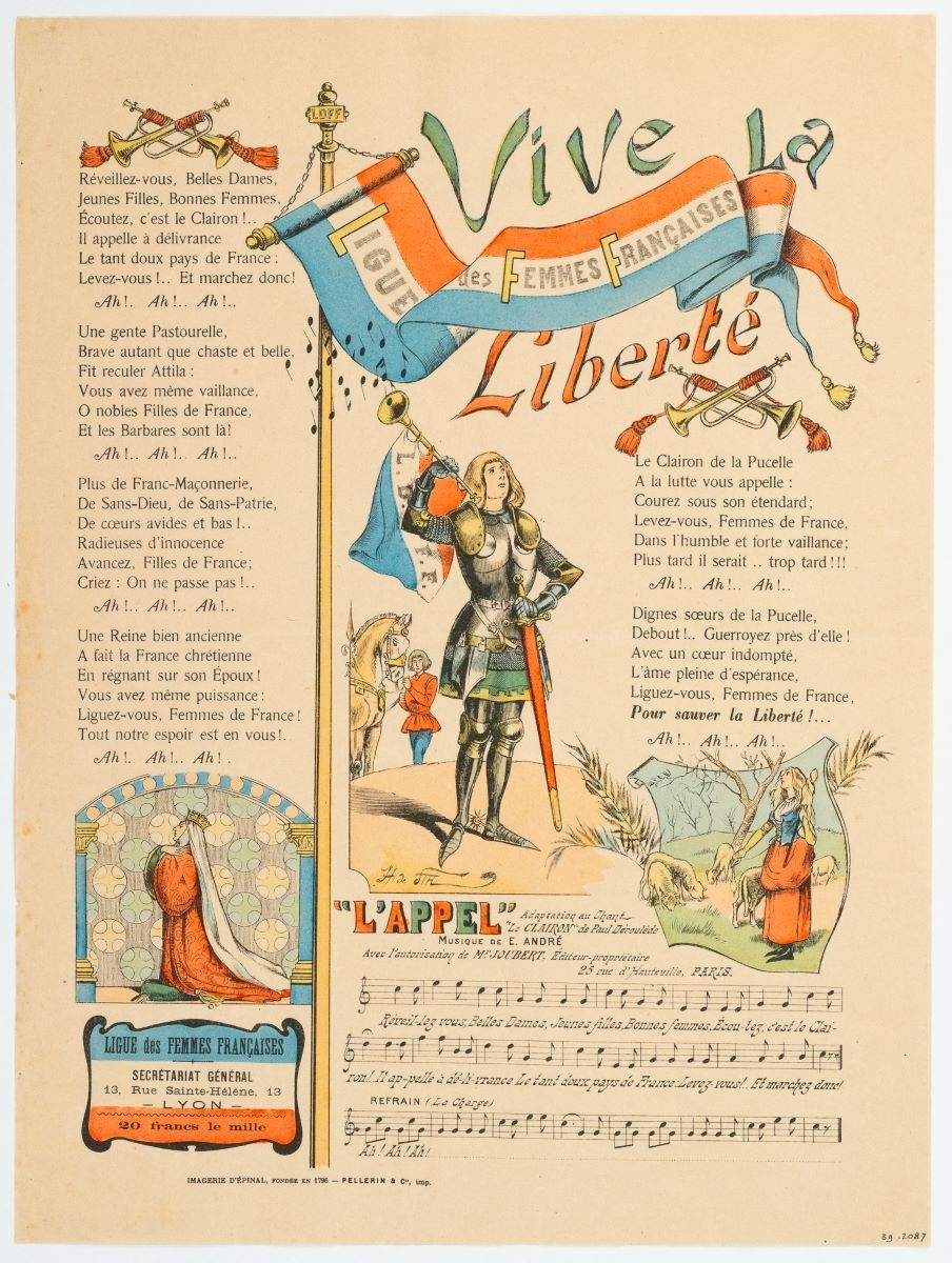 Vive La / Liberté / LIGUE des FEMMES FRANÇAISES (titre inscrit)