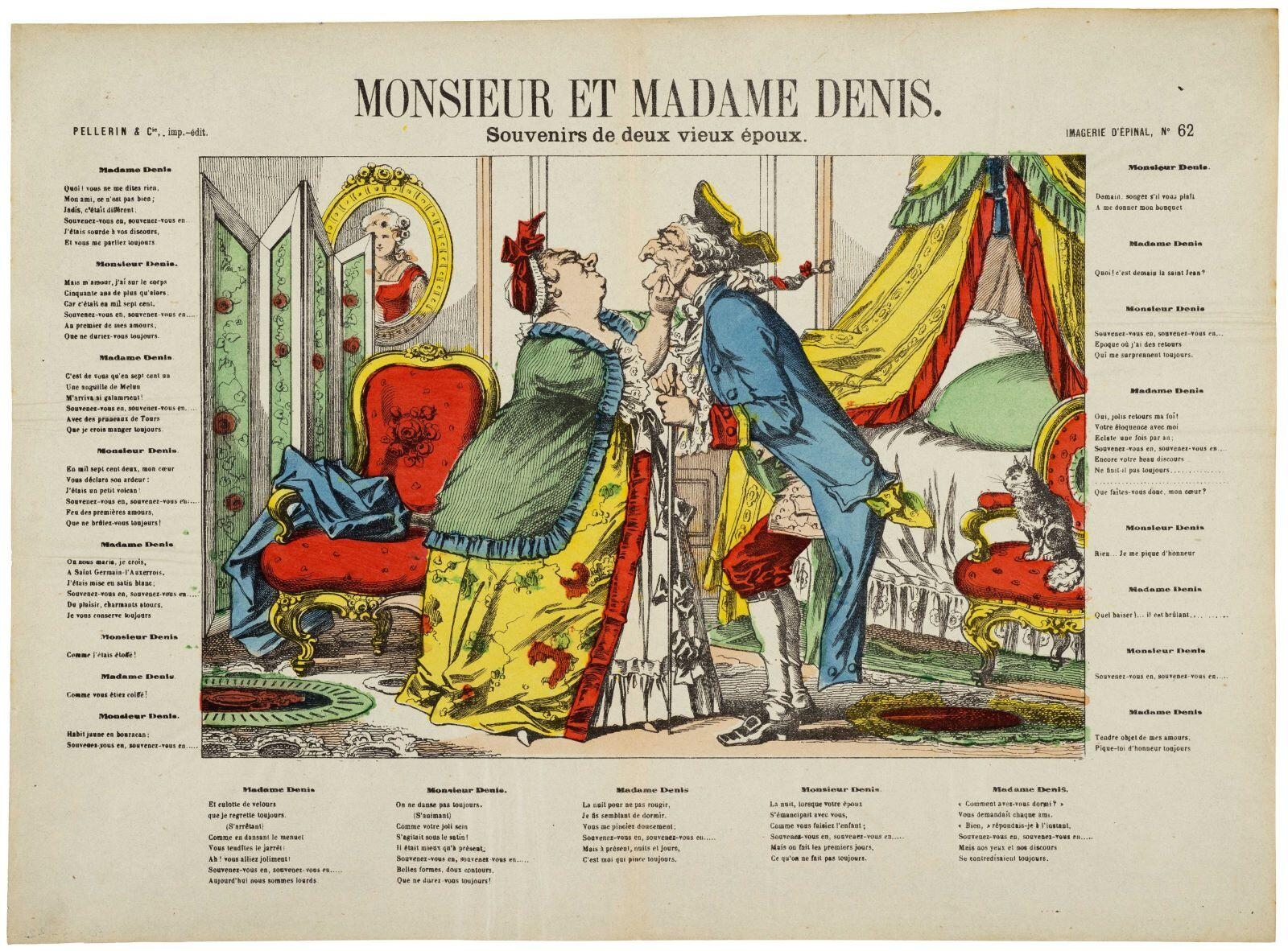 MONSIEUR ET MADAME DENIS. / Souvenirs de deux vieux époux. (titre inscrit)