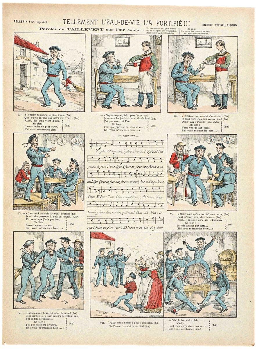 TELLEMENT L'EAU-DE-VIE L'A FORTIFIE !!! (titre inscrit)