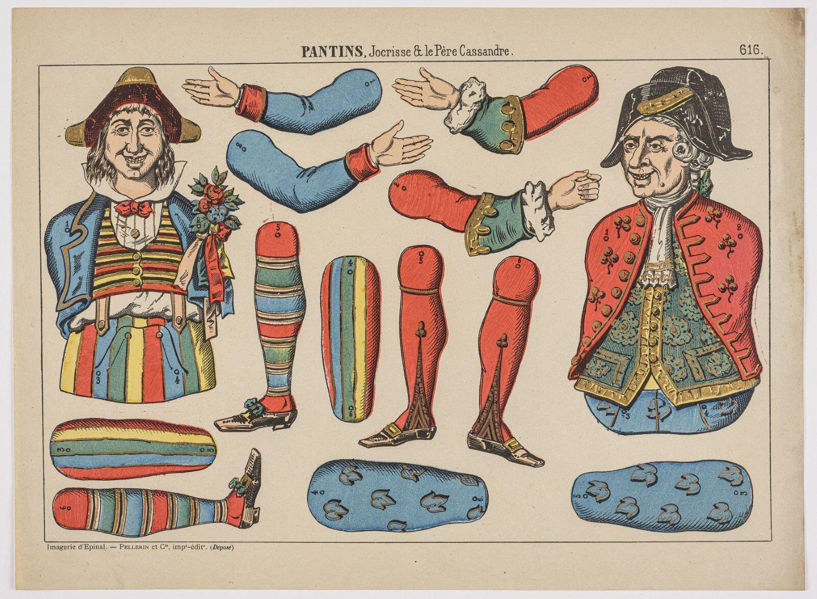 PANTINS, Jocrisse & le Père Cassandre. 616. (titre inscrit)