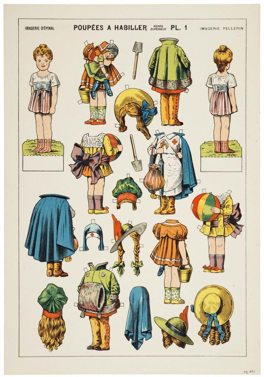 POUPÉES A HABILLER / GENRE SUPÉRIEUR PL. 1 (titre inscrit)