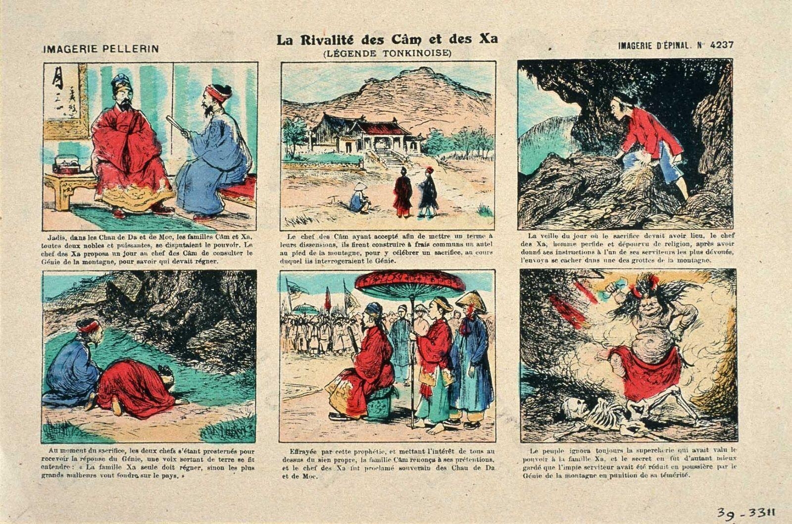 La Rivalité des Câm et des Xa / (LÉGENDE TONKINOISE) (titre inscrit)
