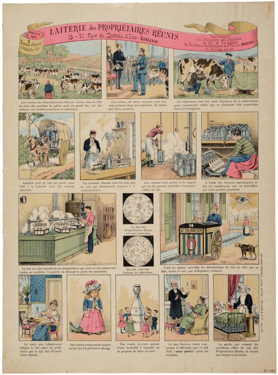 LAITERIE des PROPRIÉTAIRES RÉUNIS ... DE Créches etc. etc. (titre inscrit)