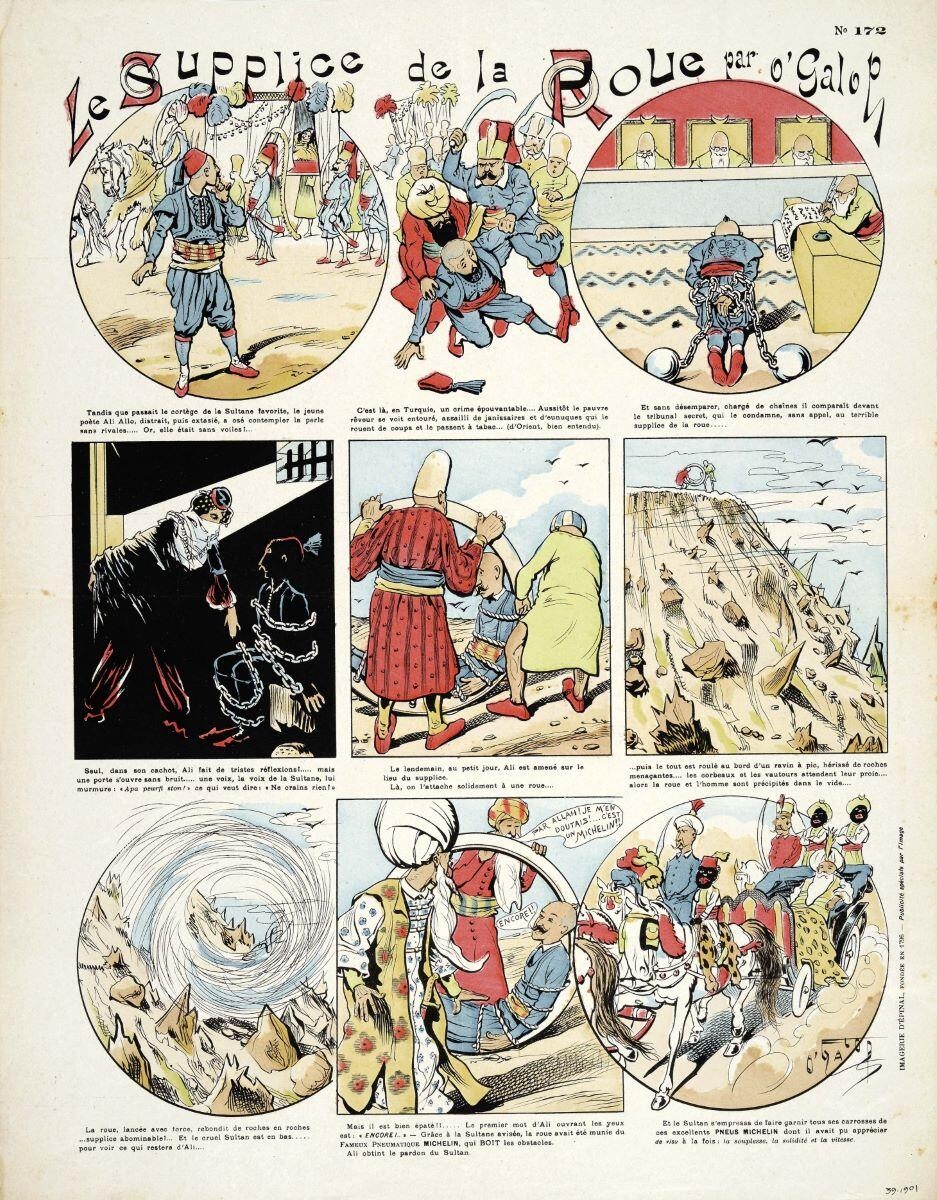 Le Supplice de la Roue par O'Galop N°172 (titre inscrit)