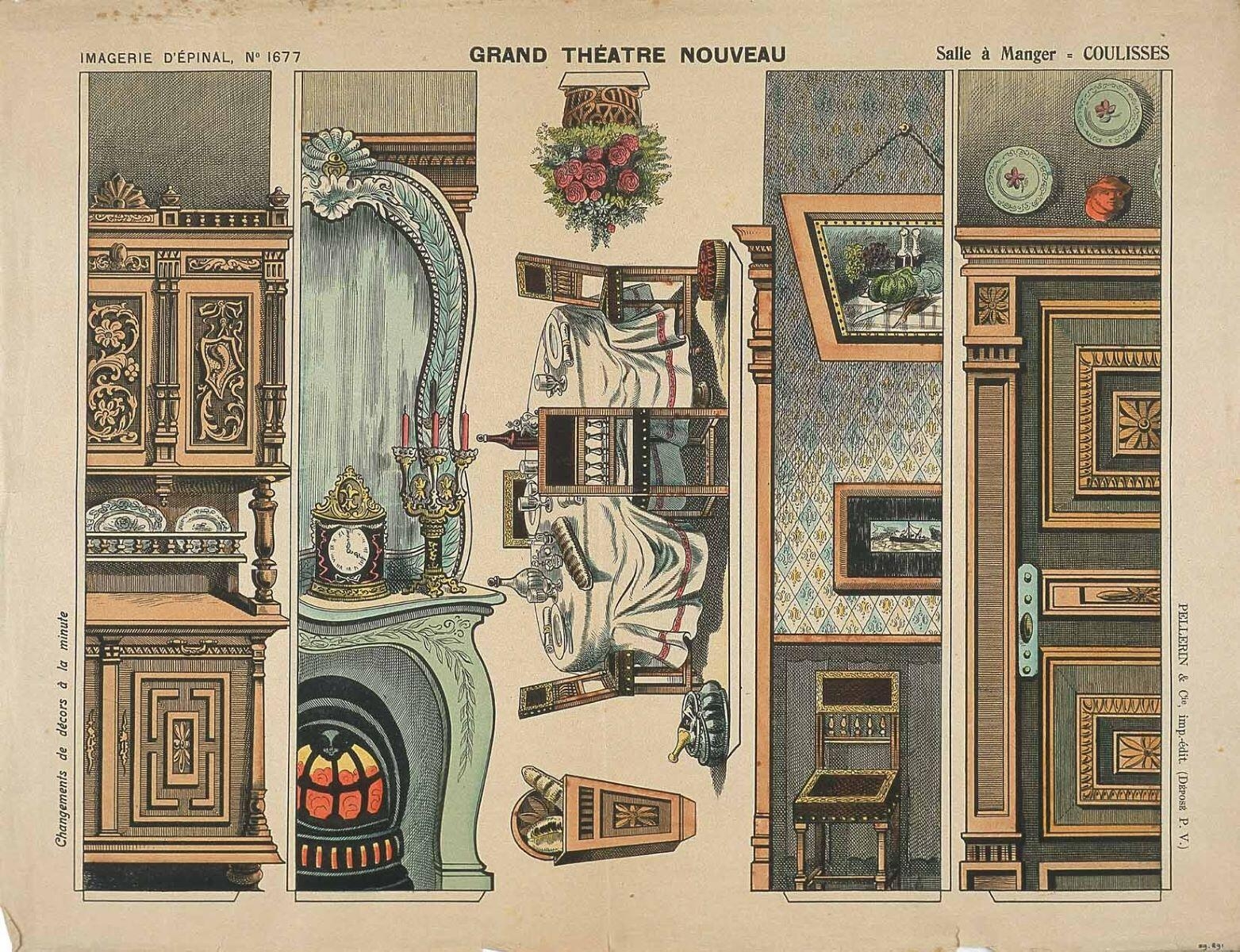 GRAND THÉATRE NOUVEAU Salle à Manger = COULISSES (titre inscrit)