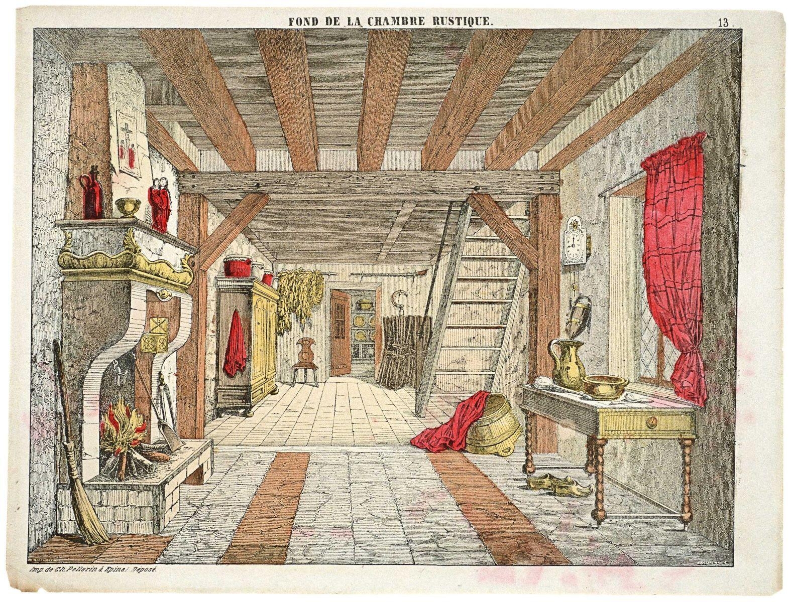 FOND DE LA CHAMBRE RUSTIQUE. 13. (titre inscrit)