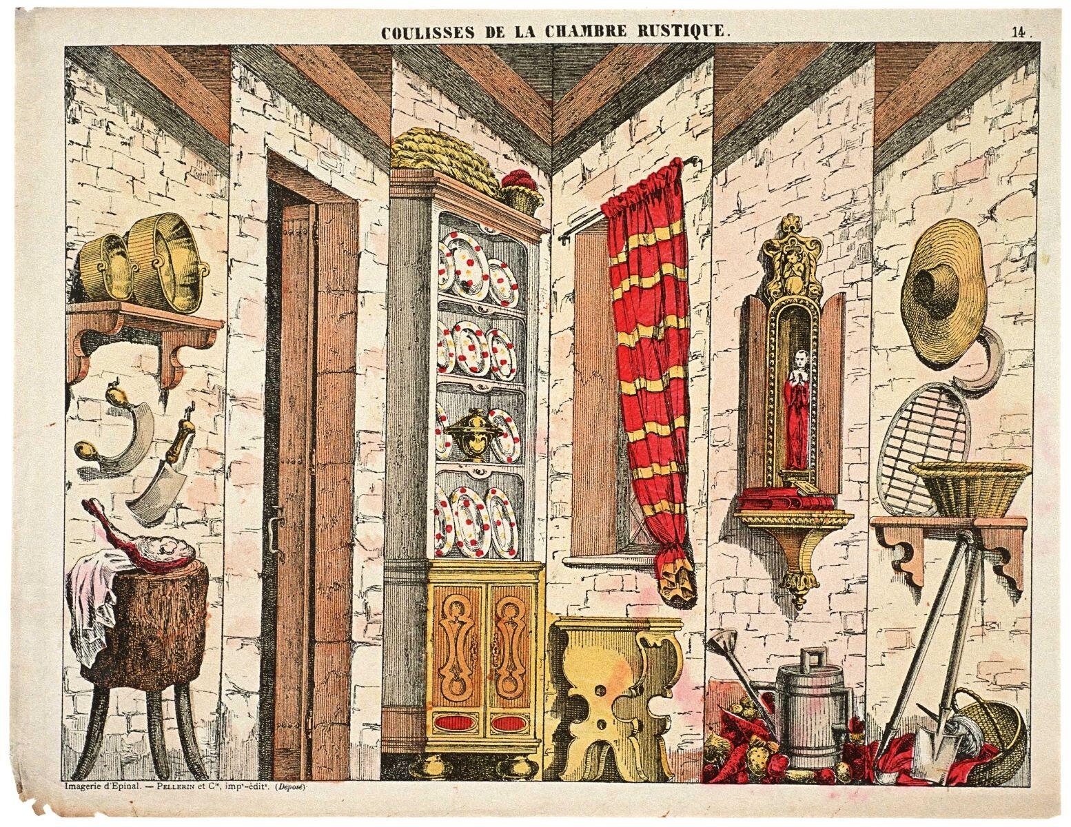 COULISSES DE LA CHAMBRE RUSTIQUE. 14. (titre inscrit)