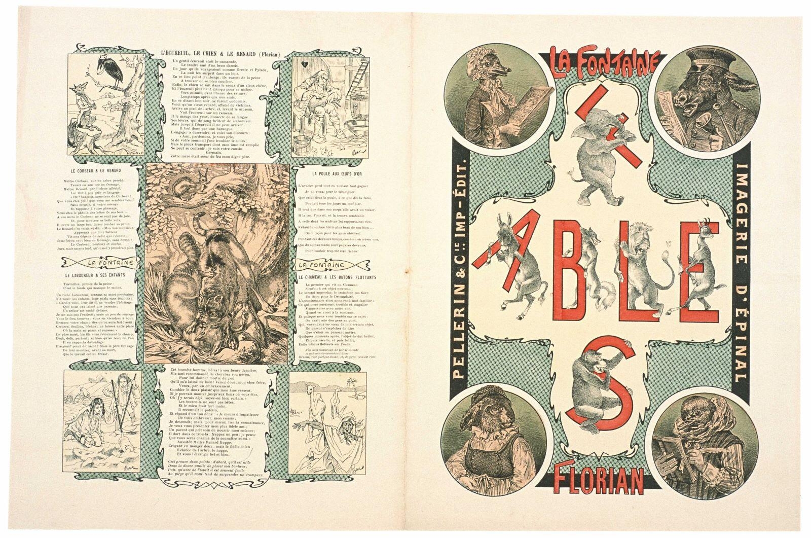 FABLE / LA FONTAINE / FLORIAN (titre inscrit)