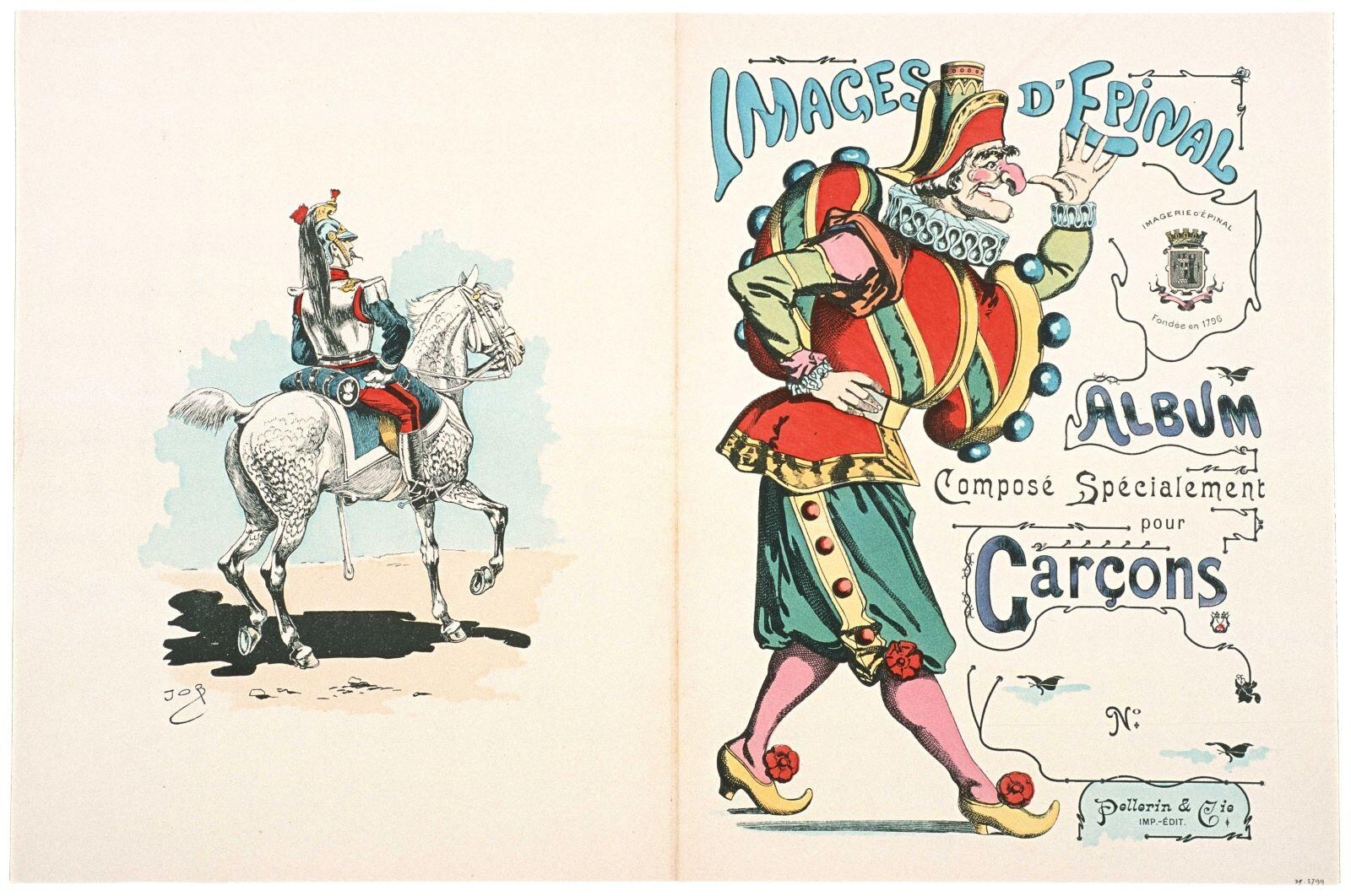 IMAGES D'EPINAL / ALBUM / Composé Spécialement / pour / Garçons / N° (titre inscrit)