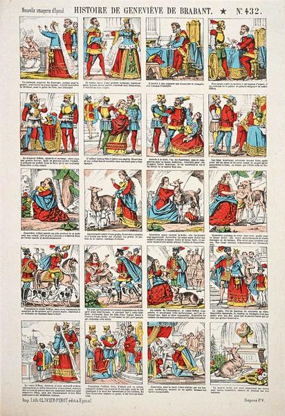 HISTOIRE DE GENEVIEVE DE BRABANT. N°. 432. (titre inscrit)