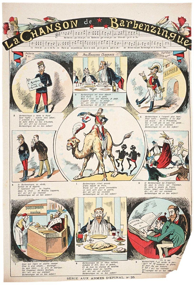 La CHANSON de Barbenzingue. (titre inscrit)