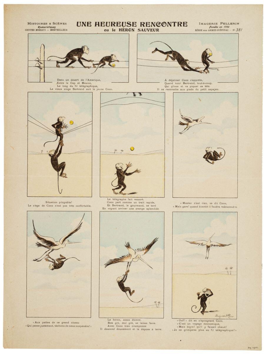 UNE HEUREUSE RENCONTRE / ou le HÉRON SAUVEUR (titre inscrit)