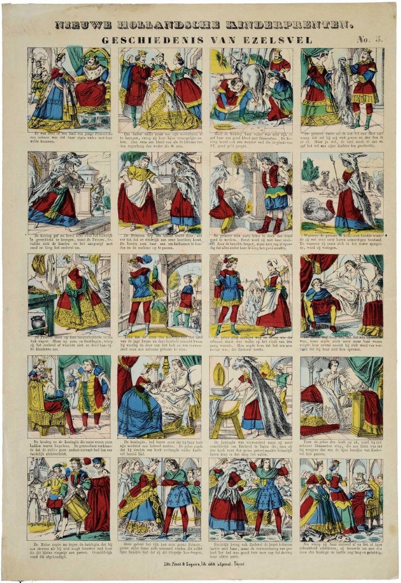 GESCHIEDENIS VAN EZELSVEL No.5. (titre inscrit, néerl.) ; Histoire de Peau d’âne (titre factice)