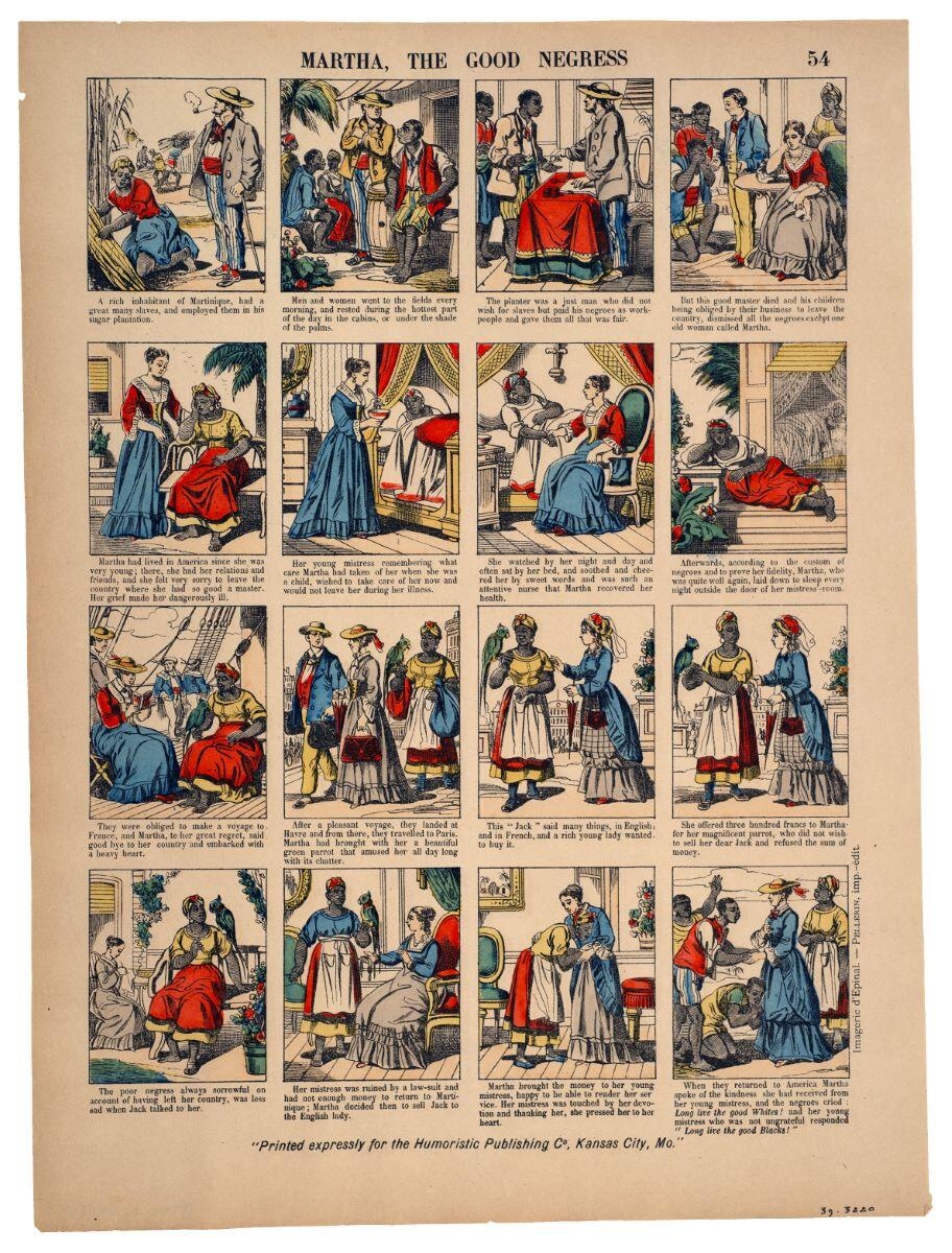 MARTHA, THE GOOD NEGRESS 54 (titre inscrit, angl.) ; Martha, la bonne négresse (titre traduit)