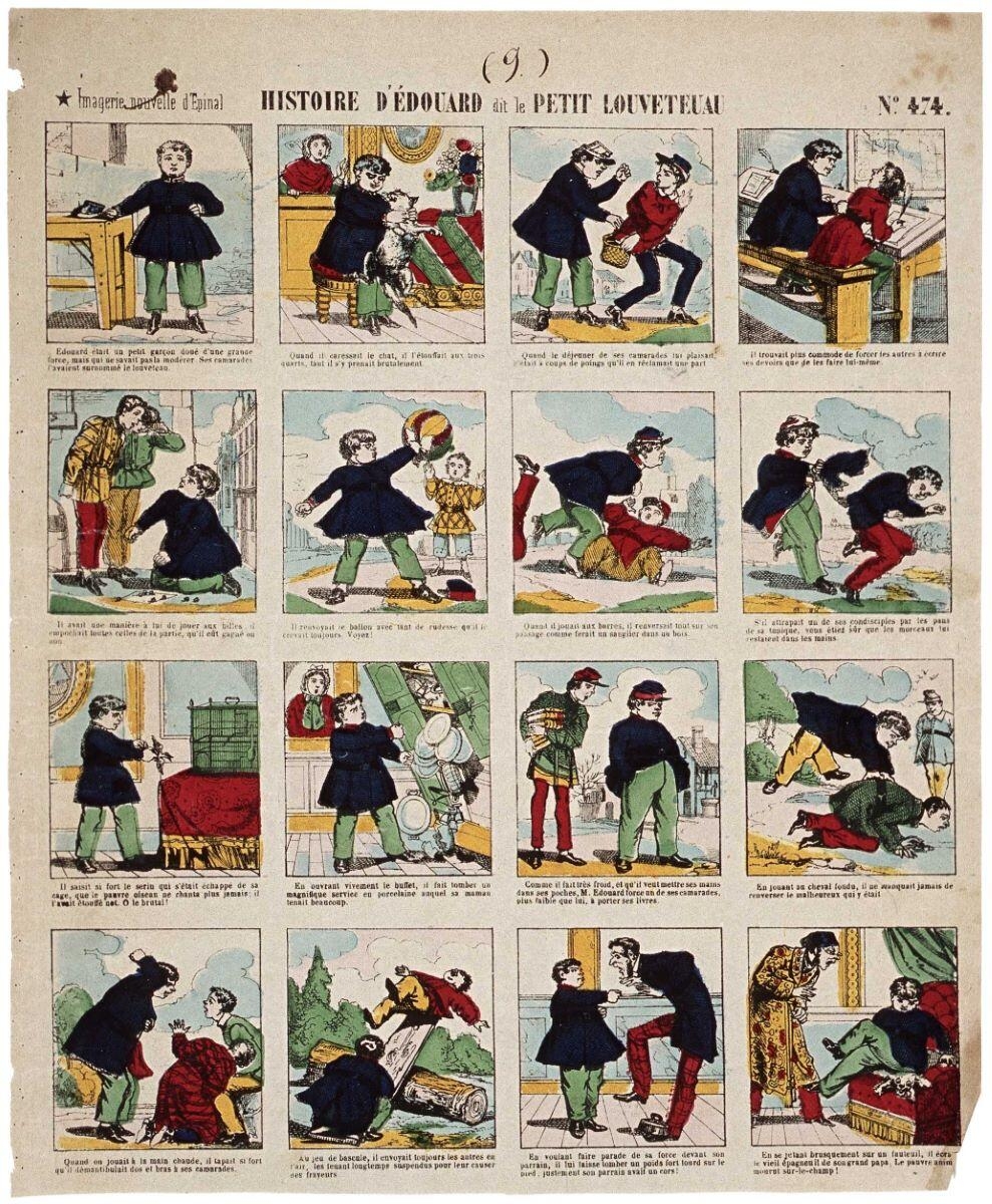 HISTOIRE D'EDOUARD DIT LE PETIT LOUVETEUAU N°.474. (titre inscrit)