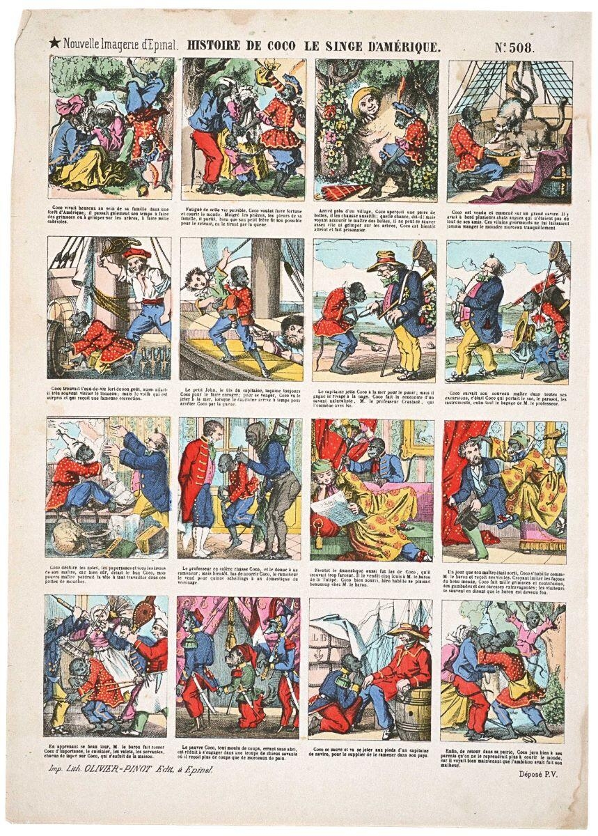 HISTOIRE DE COCO LE SINGE D'AMERIQUE. N°.508. (titre inscrit)